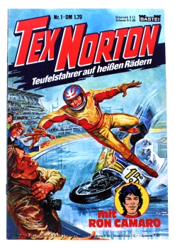 Tex Norton - Teufelsfahrer auf heißen Rädern Comic Nr 1: Die Todesfalle von Bastei